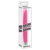 Pipedream Neon Luv Touch Slims Bullet Vibrator Pink Waterproof Vibrators